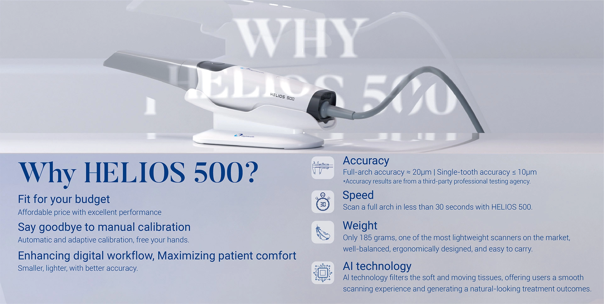 اسکنر داخل دهانی Helios 500