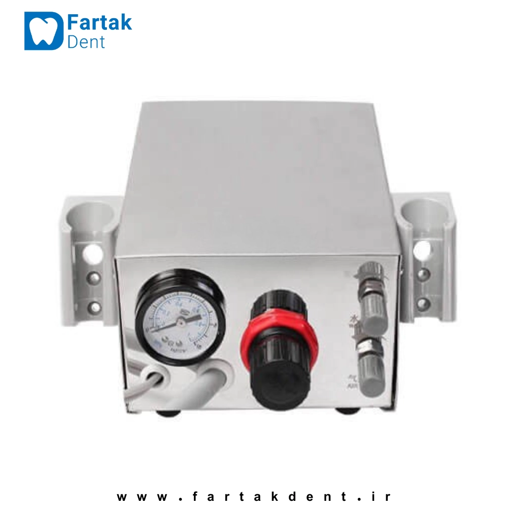 میکرو یونیت ۲ شلنگ استیل دندانپزشکی